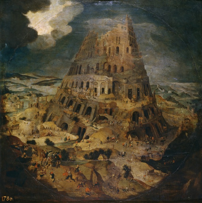 La construction de la tour de Babel par Pieter Brueghel le Jeune