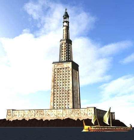 Le Phare d'Alexandrie en Égypte