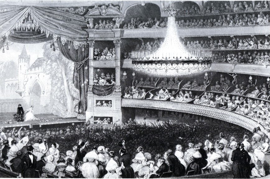 Le théâtre à l'italienne s'impose dans toute l'Europe.