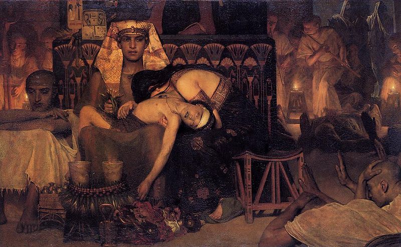 La 7e plaie d'Égypte de Lawrence Alma-Tadema