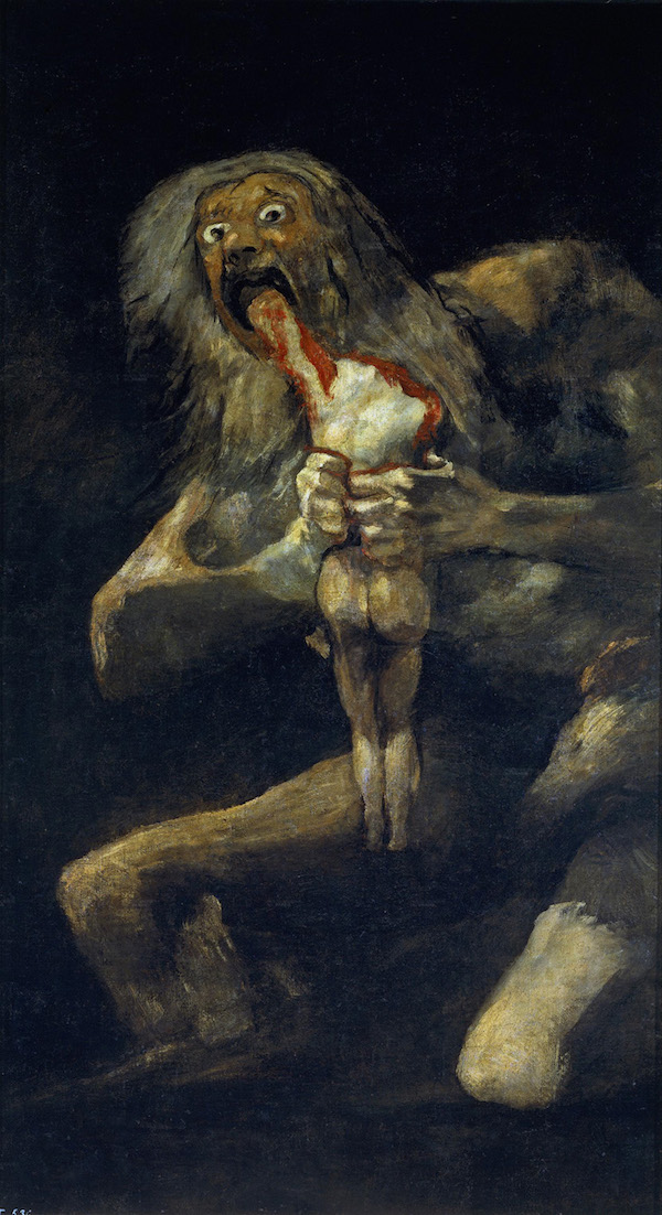 "Saturne dévorant son fils" de Francisco de Goya