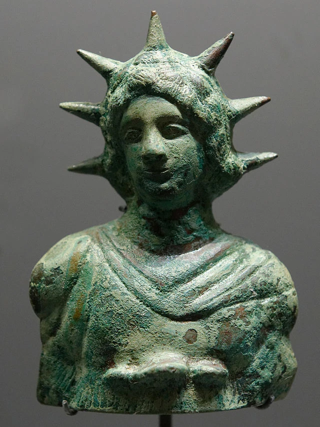 Hélios, bronze romain