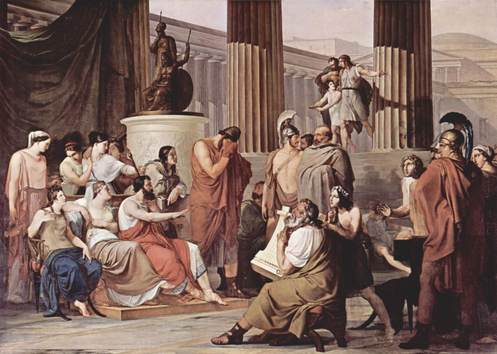 Ulysse à la cour d’Alcinoos de Francesco Hayez