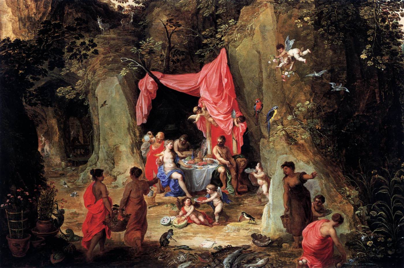 Ulysse reçu par la nymphe Calypso