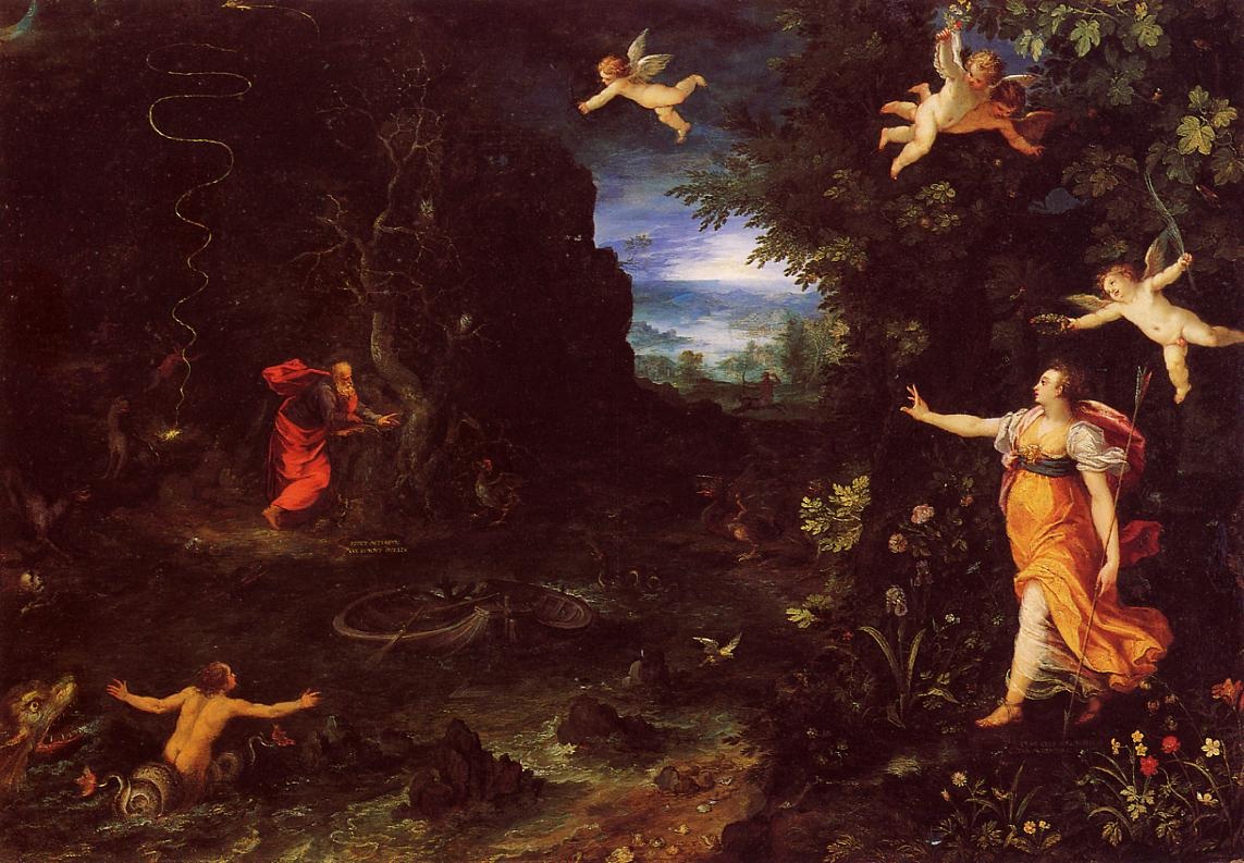 Circé et Ulysse de Jan Brueghel l'Ancien
