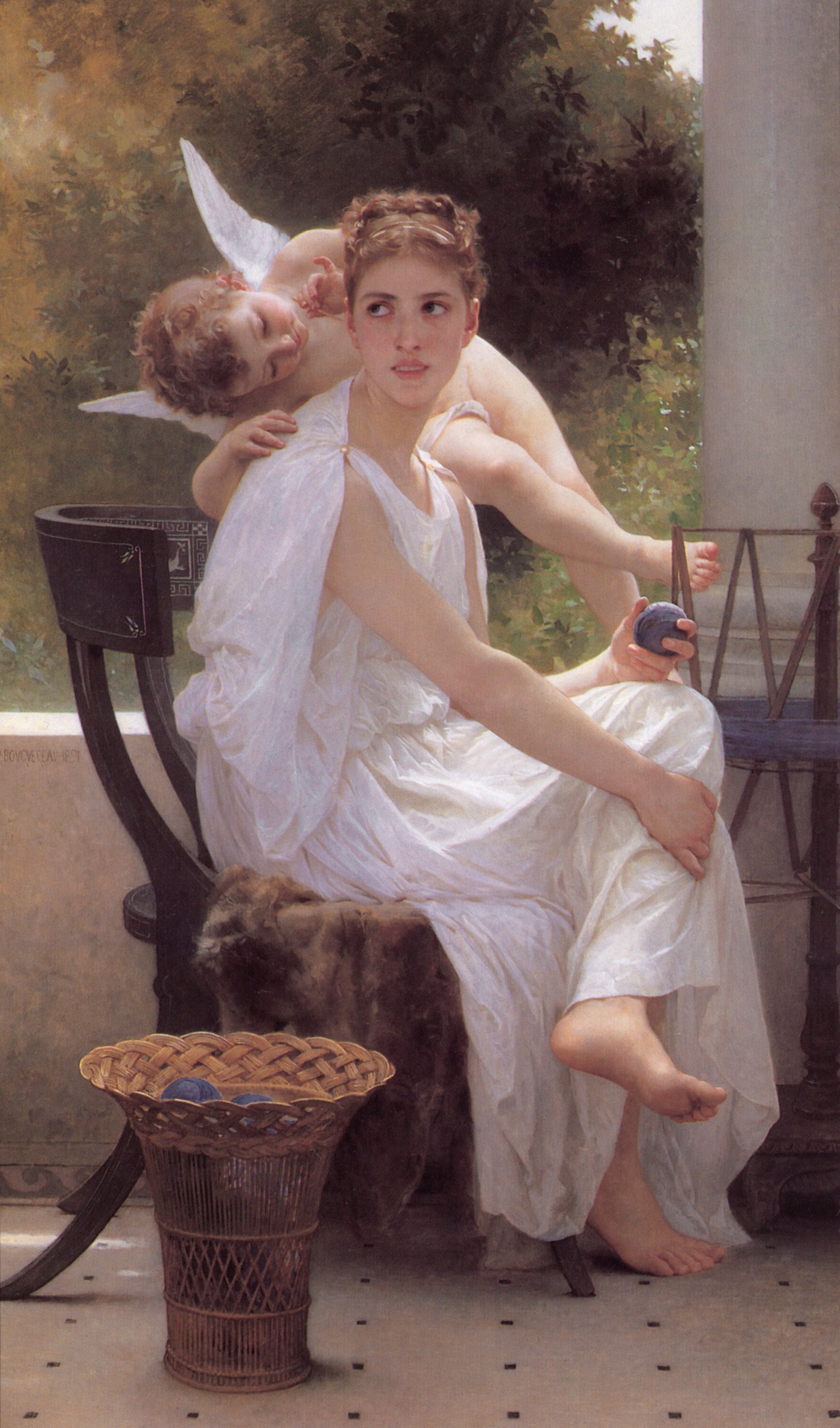 "Le travail interrompu (Pénélope)" de William Bouguereau