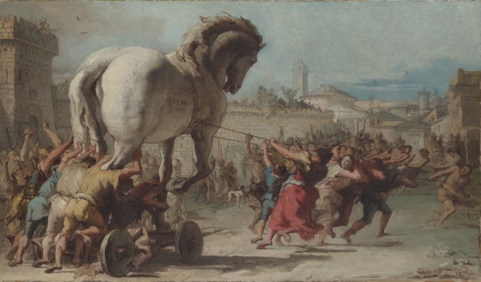 La chute de Troie